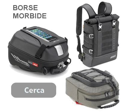 Borse moto morbide o termoformate Shad, Givi e SW-motech