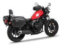 Portapacchi In Alluminio Per Honda CMX500 Rebel (2017-2025) – De Pretto Moto, Nero Opaco, 100% Made In Italy