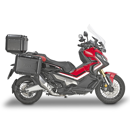 Honda X-ADV 750 bauletto e valigie laterali Givi