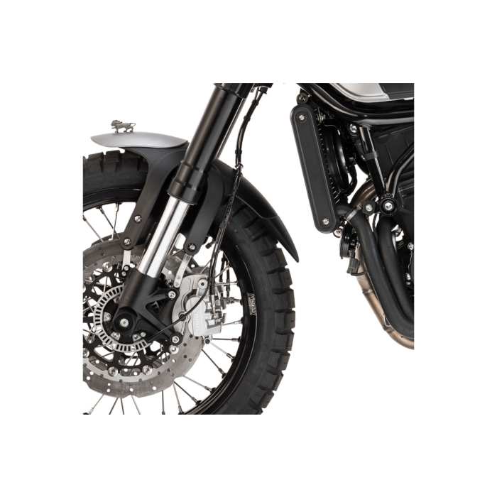 Puig 21163N Estensione Parafango Anteriore Moto In ABS – Protezione Anti-spruzzo, Finitura Nera