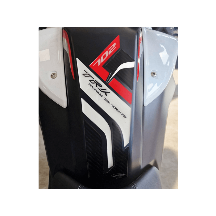 3D Moto Serbatoio Carburante Adesivo Rilievo Del Carro Armato di