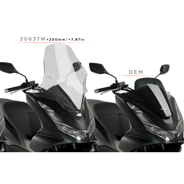 Puig 20637 parabrezza V-TECH Line Touring Honda PCX 125 e 150 dal 2021