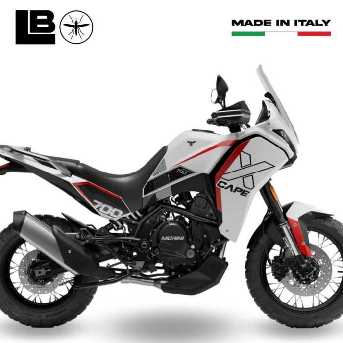 Adesivo Serbatoio Resinato Italian Look Per Moto Morini – Protezione Serbatoio Con Stile Italiano, 130x190 Mm