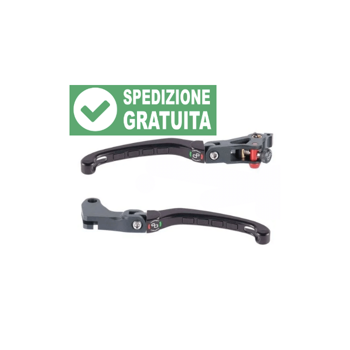 Kit Leve Freno E Frizione Regolabili Per Harley Touring 2017-2020 - GZDLMoto In Alluminio Anodizzato, Nero, Per Road King Street Glide Electra Glide