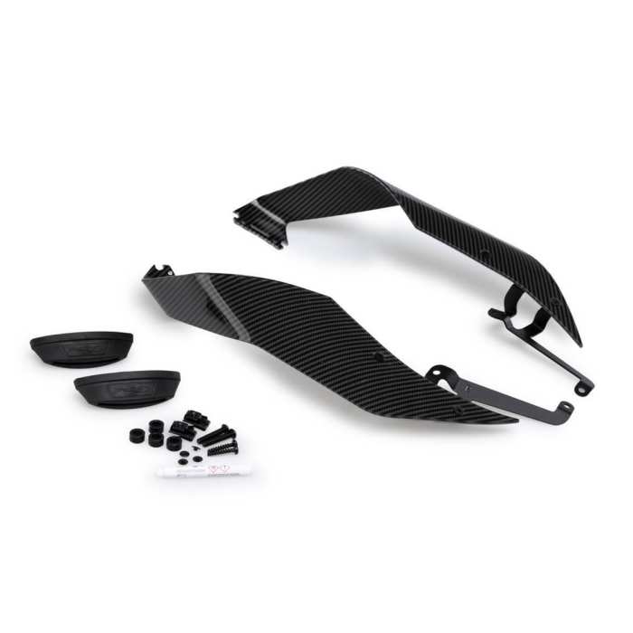 Kit 2 Pezzi Alettoni Moto Per Yamaha YZF R1 (2015-2023) E R6 (2017-2022) - Stile Fibra Di Carbonio, Per Migliorare Stabilità E Aerodinamica