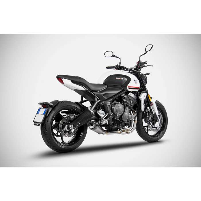 Zard scarico Triumph Trident 660 kit completo omologato acciaio