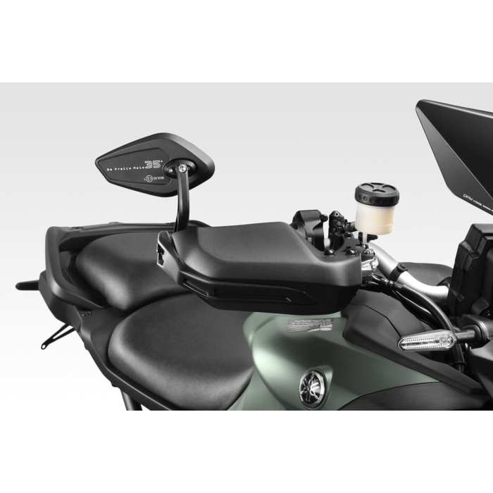 Specchietti Retrovisori Moto Universali - 1 Paio Nero Regolabile Per HYOSUNG GT E CBR - Kit Di Montaggio Incluso - 4