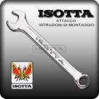 Isotta A/238 attacchi per il montaggio del parabrezza SC2650 su Honda Forza 125 e 300 dal 2018