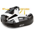 Givi CM7A900 cover argento opaco per piastra M7 