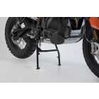 Cavalletto centrale HPS.04.918.10000/B realizzato in acciaio di colore nero realizzato da SW-Motech per moto KTM 790 Adventure R.