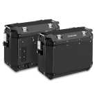kappa KVE37BPACK2 coppia di valigie laterali in alluminio naturale capacità di carico 37 litri
