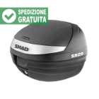 Shad SH29 bauletto scooter nero da 30 litri di volume con piastra inclusa