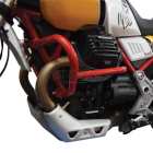 Isotta TB87-R paramotore tubolare rosso per Moto Guzzi V85TT