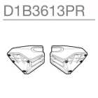 Shad D1B3613PR ricambio aggancio inferiore valigie SH35 e SH36