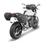 coppia borse laterali kappa RA314 moto dotata di maniglia per il trasporto manuale ed elastici interni.
capacità di carico 17 litri