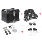 SW-Motech GPT.04.790.70002/B kit completo per aggancio bauletto Trax Adventure nero da 38 litri