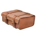 Hepco & Becker 6451975 00 08 R  borsa moto Legacy in pelle marrone.