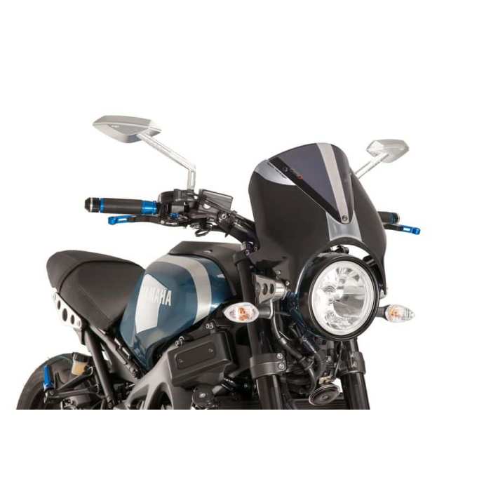 PUIG CUPOLINO PUIG RETRO COMPATIBILE PER YAMAHA XSR700 2021 FUME SCURO-CARBON 