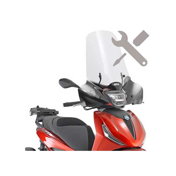 Parabrezza GIVI 5606A Attacchi A5606A Piaggio Beverly 350 Sport Touring 12-14 Parabrezza GIVI 5606A Attacchi A5606A Piaggio Beverly 350 Sport Touring 12-14