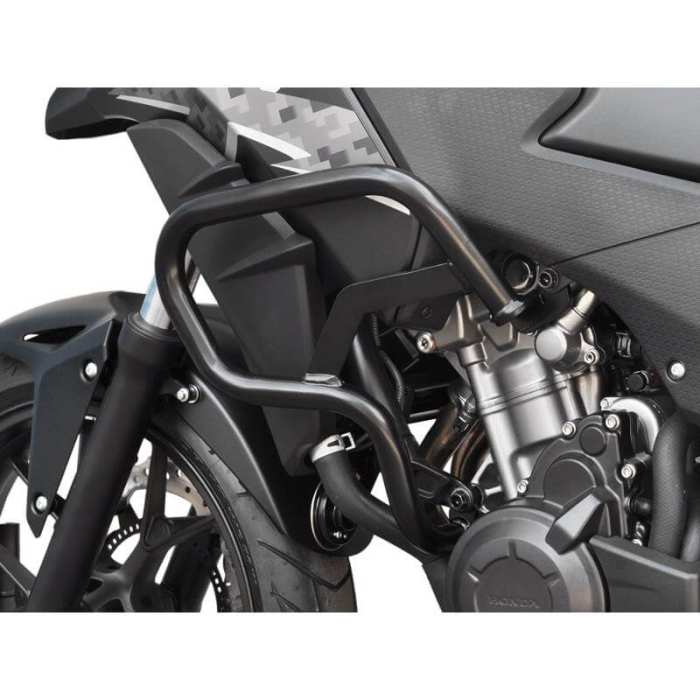 Piastra paramotore per telaio paramotore protezione telaio sotto protezione in acciaio al carbonio con dado per ricambio moto per CB500X CB400X 2017-2021 Nero 
