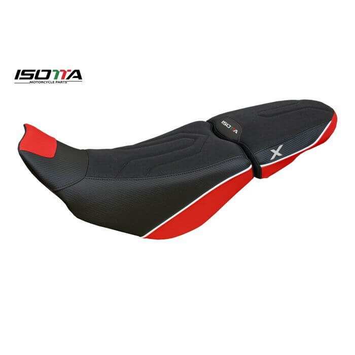 Isotta RV001 coprisella sella in memory foam bordo rosso per la moto Ducati  DesertX