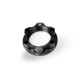 Dado Montaggio Freno Stradale 34mm - Attacco Pinza Extra Lunga Aero Forcella, Dado XL Nero Cromato Per Freni A Pattino
