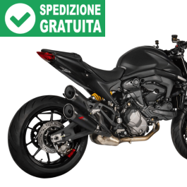 Zard ZDU130S10SCO-B doppio scarico omologato E5 per Ducati