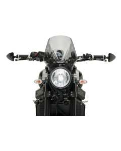 Puig coppia di specchietti moto Fold in alluminio neri