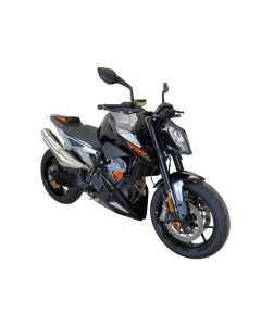 Powerbronze-320-KT102-603 puntale motore nero KTM 790 DUKE 18-2 e 890 DUKE R dal 2020