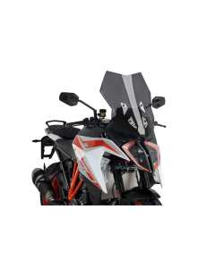 Puig 3564F cupolino regoabile fumè scuro su moto KTM Super Duke 1290 GT dal 2019