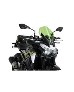 Puig cupolino di nuova generazione colore verde per KAWASAKI Z900 2020, e altri tipi di moto con fari arrotondati