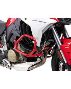 Hepco & Becker 5017614 00 04 paramotore tubolare in acciaio rosso per moto Ducati Multistrada V4