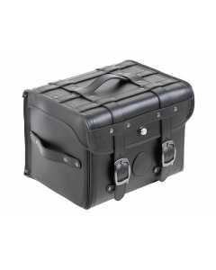 Hepco & Becker 620357 00 01 Rugged Chest borsa in pelle nera posteriore