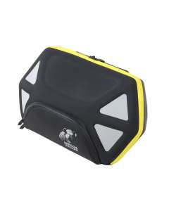 Hepco & Becker 640621 00 07 Royster valigia moto laterale singola nera con inserto giallo fluo