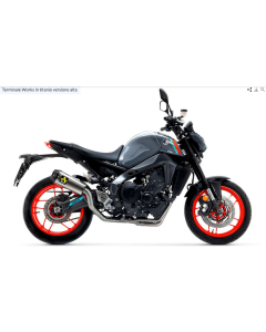 Arrow 71932PK terminale Works in titanio con fondello carby Yamaha MT-09 dal 2021