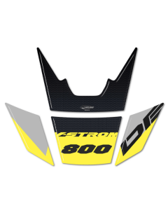 Adesivo becco frontale giallo Suzuki V-Strom 800DE.