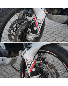 Labelbike 7438641576494 adesivi resina 3d parasteli per Ducati DesertX