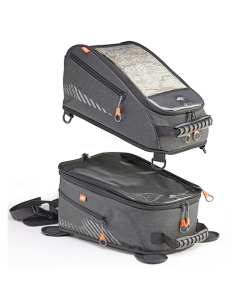 Kappa AH201 doppia borsa serbatoio moto componibile con magneti