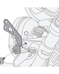 Kappa AL8206AK kit di attacchi per montare un cupolino sulla Moto Guzzi V7 850 2021