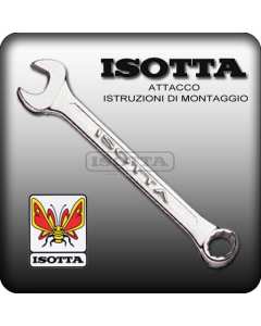 Isotta A/238 attacchi per il montaggio del parabrezza SC2650 su Honda Forza 125 e 300 dal 2018
