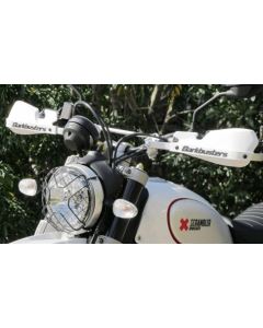 BARKBUSTERS  BHG-067-00-VPS coppia di paramani bianchi per moto Ducati Scrambler Desert Sled