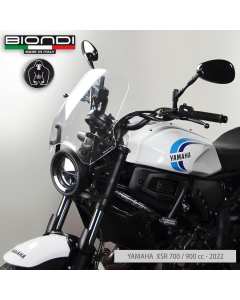 Cupolino Biondi 8010397 Touring, trasparente per Yamaha XSR 900 e XSR 700 dal 2022.