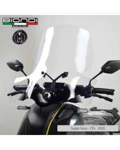 Biondi 8061290 parabrezza trasparente per los cooter Super Soco CPX
