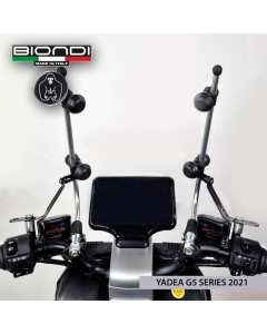 Biondi 8500481 kit di attacchi per montare i parabrezza Club/LittleClub/Z su Yadea G5 s e G5 Pro