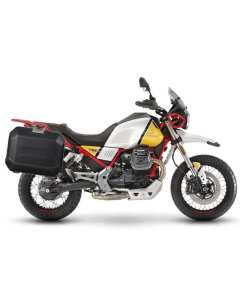 Moto Guzzi V85TT coppia valigie Shad Terra nere alluminio