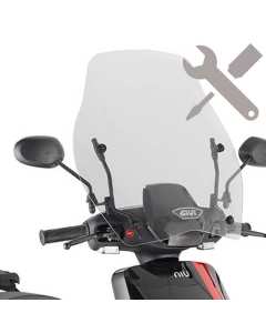 Givi A8961A attacchi parabrezza D1155ST su NIU MQI+ dal 2019