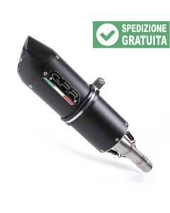 GPR E5.VO.3.CAT.FNE4 scarico furore Evo 4 nero per la moto Voge Valico 650 DSX