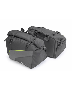 Givi EA133 coppia di valigie laterali morbide moto impermeabili 25 litri