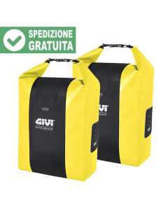 Givi Bike EX00YC coppia di borse gialle Junter impermeabili 14 + 14 litri