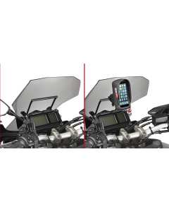 Traversino per aggancio navigatori e smartphone Givi FB2122 Yamaha Tracer MT09 dal 2015 al 2018